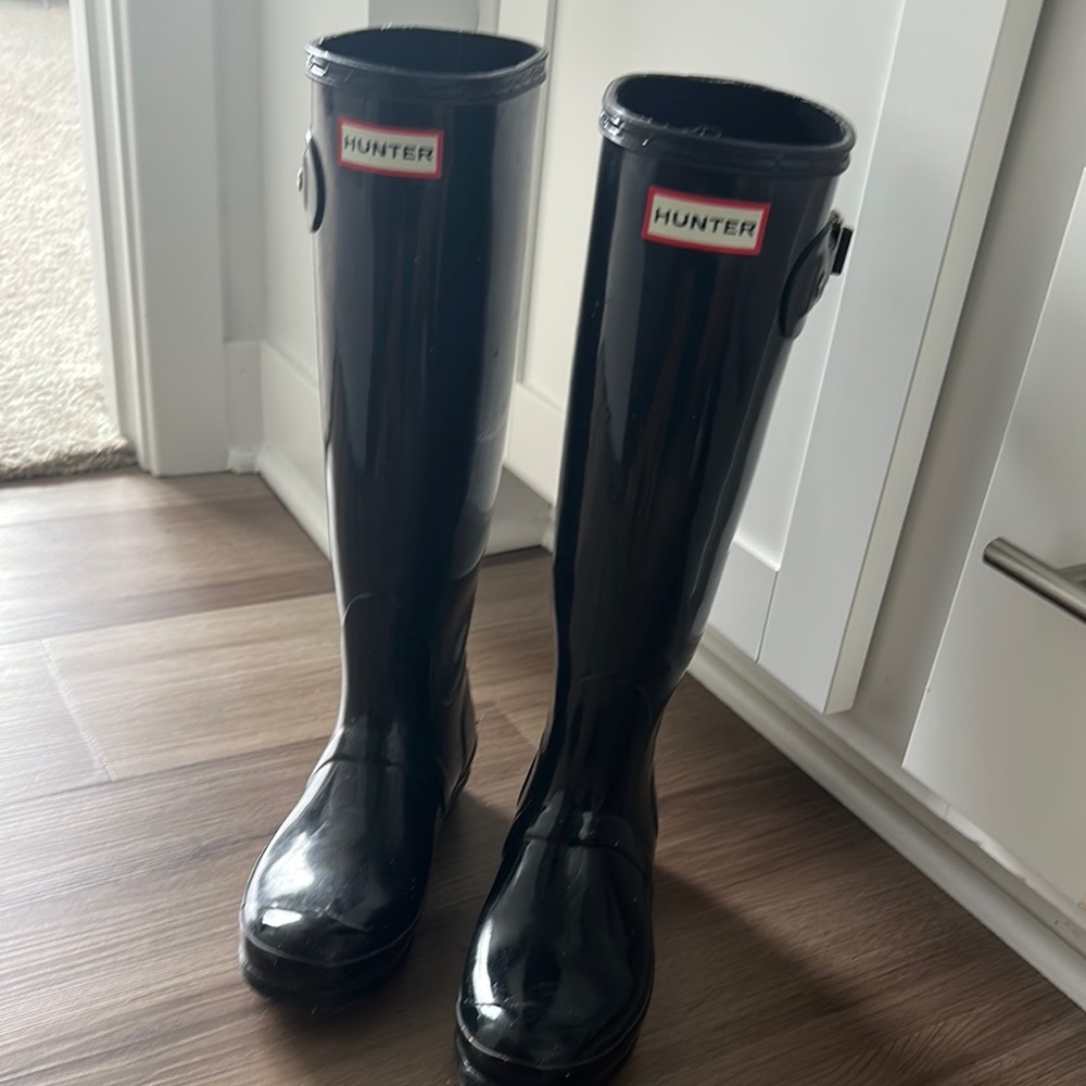 Hunter Black Women's Winter & Rain Boots